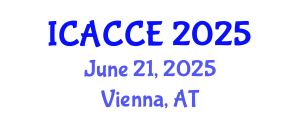 International Conference on Applied Chemistry and Chemical Engineering (ICACCE) June 21, 2025 - Vienna, Austria