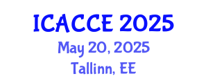 International Conference on Applied Chemistry and Chemical Engineering (ICACCE) May 20, 2025 - Tallinn, Estonia