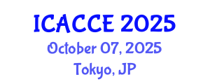 International Conference on Applied Chemistry and Chemical Engineering (ICACCE) October 07, 2025 - Tokyo, Japan