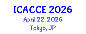 International Conference on Applied Chemistry and Chemical Engineering (ICACCE) April 22, 2026 - Tokyo, Japan