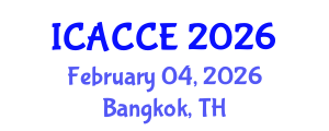 International Conference on Applied Chemistry and Chemical Engineering (ICACCE) February 04, 2026 - Bangkok, Thailand