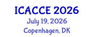 International Conference on Applied Chemistry and Chemical Engineering (ICACCE) July 19, 2026 - Copenhagen, Denmark