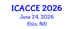 International Conference on Applied Chemistry and Chemical Engineering (ICACCE) June 24, 2026 - Oslo, Norway