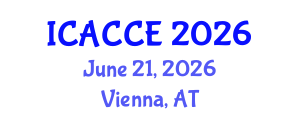 International Conference on Applied Chemistry and Chemical Engineering (ICACCE) June 21, 2026 - Vienna, Austria