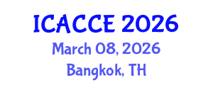 International Conference on Applied Chemistry and Chemical Engineering (ICACCE) March 08, 2026 - Bangkok, Thailand