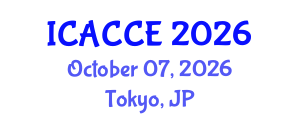 International Conference on Applied Chemistry and Chemical Engineering (ICACCE) October 07, 2026 - Tokyo, Japan