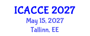 International Conference on Applied Chemistry and Chemical Engineering (ICACCE) May 15, 2027 - Tallinn, Estonia International Conference on Applied Chemistry and Chemical Engineering (ICACCE) May 15, 2027 - Tallinn, Estonia