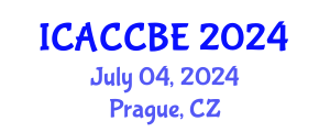 International Conference on Applied Chemistry, Chemical and Biomolecular Engineering (ICACCBE) July 04, 2024 - Prague, Czechia
