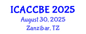 International Conference on Applied Chemistry, Chemical and Biomolecular Engineering (ICACCBE) August 30, 2025 - Zanzibar, Tanzania