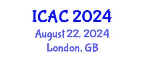 International Conference on Applied Chemistry (ICAC) August 22, 2024 - London, United Kingdom