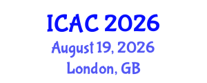 International Conference on Applied Chemistry (ICAC) August 19, 2026 - London, United Kingdom