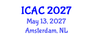 International Conference on Applied Chemistry (ICAC) May 13, 2027 - Amsterdam, Netherlands International Conference on Applied Chemistry (ICAC) May 13, 2027 - Amsterdam, Netherlands