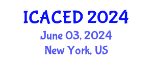 International Conference on Applied Civil Engineering Design (ICACED) June 03, 2024 - New York, United States