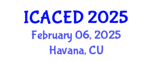 International Conference on Applied Civil Engineering Design (ICACED) February 06, 2025 - Havana, Cuba