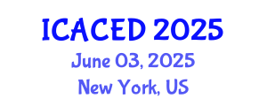 International Conference on Applied Civil Engineering Design (ICACED) June 03, 2025 - New York, United States