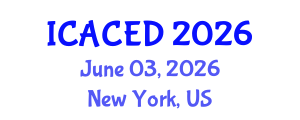 International Conference on Applied Civil Engineering Design (ICACED) June 03, 2026 - New York, United States