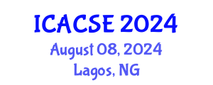 International Conference on Applied Computer Science and Engineering (ICACSE) August 08, 2024 - Lagos, Nigeria