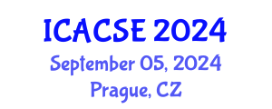 International Conference on Applied Computer Science and Engineering (ICACSE) September 05, 2024 - Prague, Czechia