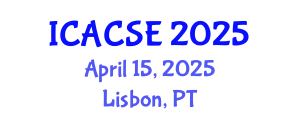 International Conference on Applied Computer Science and Engineering (ICACSE) April 15, 2025 - Lisbon, Portugal