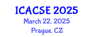 International Conference on Applied Computer Science and Engineering (ICACSE) March 22, 2025 - Prague, Czechia