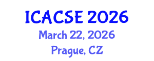 International Conference on Applied Computer Science and Engineering (ICACSE) March 22, 2026 - Prague, Czechia
