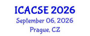 International Conference on Applied Computer Science and Engineering (ICACSE) September 06, 2026 - Prague, Czechia