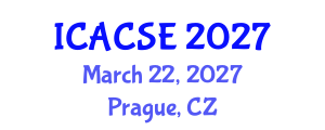 International Conference on Applied Computer Science and Engineering (ICACSE) March 22, 2027 - Prague, Czechia