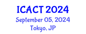 International Conference on Applied Computer Technologies (ICACT) September 05, 2024 - Tokyo, Japan