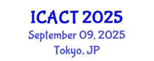 International Conference on Applied Computer Technologies (ICACT) September 09, 2025 - Tokyo, Japan