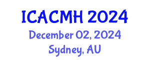 International Conference on Applied Computing in Medicine and Health (ICACMH) December 02, 2024 - Sydney, Australia