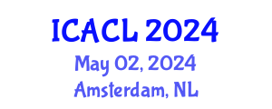 International Conference on Applied Corpus Linguistics (ICACL) May 02, 2024 - Amsterdam, Netherlands