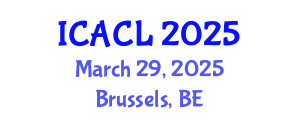 International Conference on Applied Corpus Linguistics (ICACL) March 29, 2025 - Brussels, Belgium