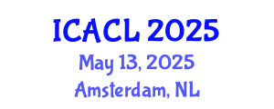 International Conference on Applied Corpus Linguistics (ICACL) May 13, 2025 - Amsterdam, Netherlands
