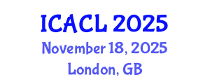 International Conference on Applied Corpus Linguistics (ICACL) November 18, 2025 - London, United Kingdom
