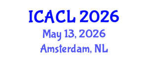 International Conference on Applied Corpus Linguistics (ICACL) May 13, 2026 - Amsterdam, Netherlands