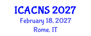 International Conference on Applied Cryptography and Network Security (ICACNS) February 18, 2027 - Rome, Italy International Conference on Applied Cryptography and Network Security (ICACNS) February 18, 2027 - Rome, Italy