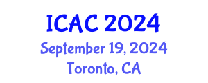 International Conference on Applied Cryptography (ICAC) September 19, 2024 - Toronto, Canada