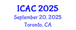 International Conference on Applied Cryptography (ICAC) September 20, 2025 - Toronto, Canada