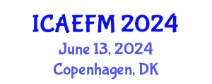 International Conference on Applied Economics and Financial Management (ICAEFM) June 13, 2024 - Copenhagen, Denmark