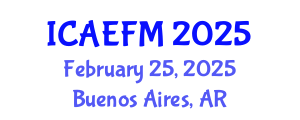 International Conference on Applied Economics and Financial Management (ICAEFM) February 25, 2025 - Buenos Aires, Argentina
