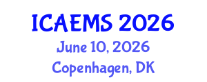 International Conference on Applied Economics and Management Sciences (ICAEMS) June 10, 2026 - Copenhagen, Denmark