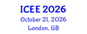 International Conference on Applied Electrical Engineering (ICEE) October 21, 2026 - London, United Kingdom