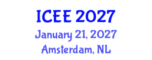 International Conference on Applied Electrical Engineering (ICEE) January 21, 2027 - Amsterdam, Netherlands International Conference on Applied Electrical Engineering (ICEE) January 21, 2027 - Amsterdam, Netherlands