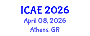 International Conference on Applied Electrochemistry (ICAE) April 08, 2026 - Athens, Greece