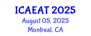 International Conference on Applied Electromagnetics and Antenna Technology (ICAEAT) August 05, 2025 - Montreal, Canada