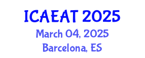 International Conference on Applied Electromagnetics and Antenna Technology (ICAEAT) March 04, 2025 - Barcelona, Spain
