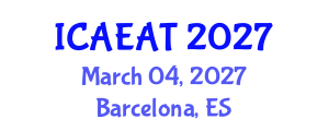 International Conference on Applied Electromagnetics and Antenna Technology (ICAEAT) March 04, 2027 - Barcelona, Spain International Conference on Applied Electromagnetics and Antenna Technology (ICAEAT) March 04, 2027 - Barcelona, Spain