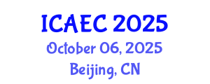 International Conference on Applied Electromagnetics and Communications (ICAEC) October 06, 2025 - Beijing, China