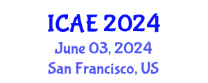 International Conference on Applied Electromagnetics (ICAE) June 03, 2024 - San Francisco, United States