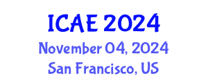 International Conference on Applied Electromagnetics (ICAE) November 04, 2024 - San Francisco, United States